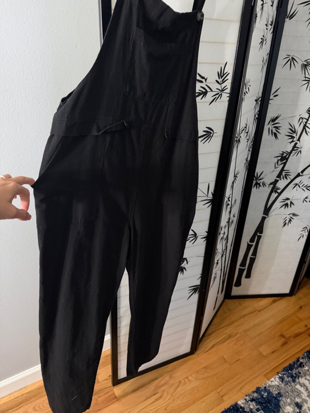 Black Cute Overalls - Picture 4 of 4
